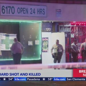 Security guard killed during armed robbery attempt at cannabis dispensary 