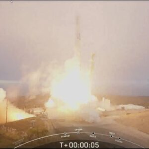 WATCH: SpaceX Falcon 9 rocket launches from Vandenberg Space Force Base