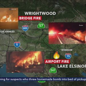 Wildfires continue to rage across the Southland