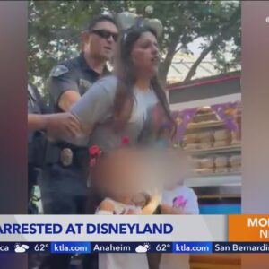 Woman arrested in front of her children at Disneyland Resort