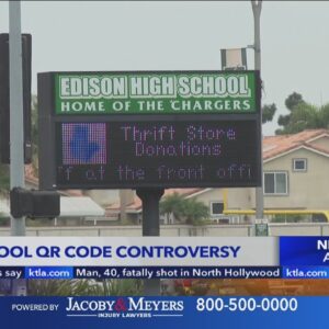 Orange County high school requiring students to scan QR codes to leave class