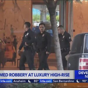 1 dead after armed robbery at luxury high-rise in DTLA