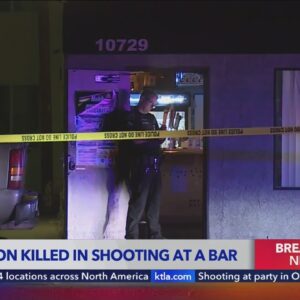 1 dead in shooting at El Monte sports bar; suspect on the loose 