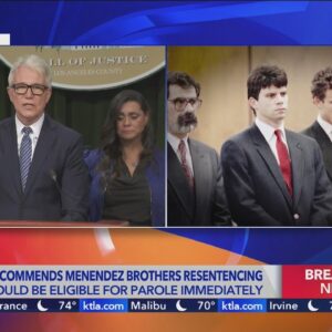 Full news conference: DA recommends Lyle and Erik Menendez be eligible for parole 'immediately'