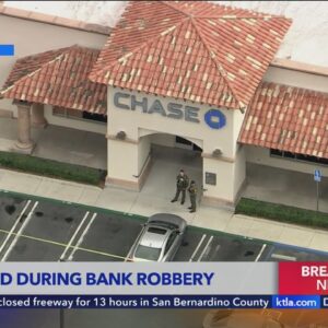 Elementary school placed on lockdown after shot fired during bank robbery in Orange County