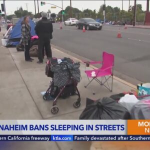 Anaheim set to ban sleeping on streets