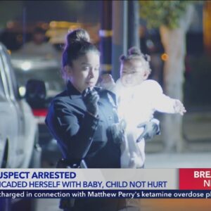 Baby safe, stabbing suspect arrested after standoff in Van Nuys