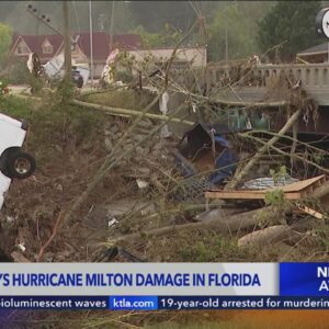 Biden surveys Hurricane Milton damage in Florida