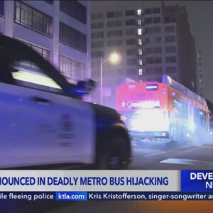 Charges announced in deadly Metro bus hijacking