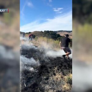 Civilians put out brush fire before emergency crews arrive in Lompoc