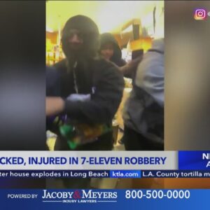 Clerk attacked, injured in mob 7-Eleven robbery in Anaheim