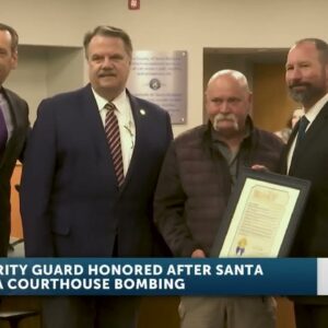 Santa Maria Courthouse heroes honored by Santa Barbara County Board of Supervisors