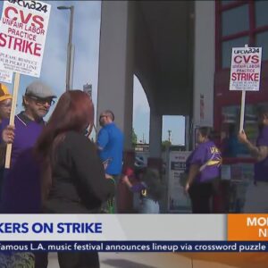 CVS workers picket in Buena Park amid strike