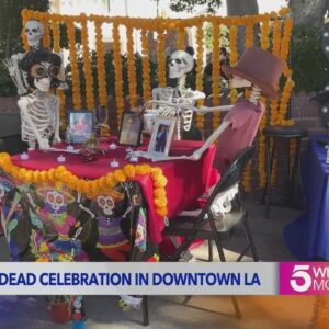 Día de los Muertos celebration held in downtown L.A.