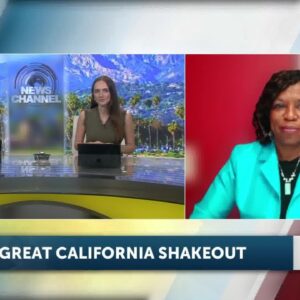 The CEA discusses earthquake preparedness during the "Great California Shakeout"