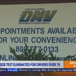 DMV knowledge test no longer required for most drivers 70 and older