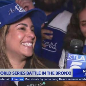 Dodgers fans in the Bronx fired up for Game 4