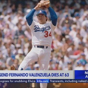 Dodgers legend Fernando Valenzuela dies at 63