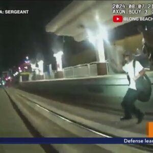 Body cam footage released of police shooting at Long Beach Metro station