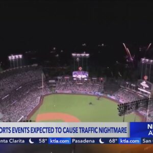 L.A. locals prepare for major traffic jams due to World Series, other events this weekend