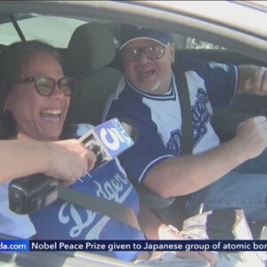 Fans excited as Dodgers face off against Padres for Game 5 of NLDS