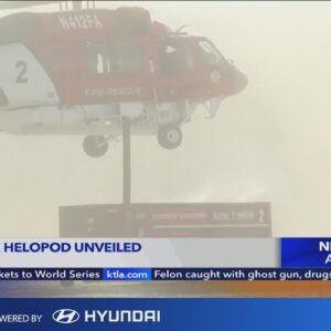 Officials unveil new HeloPod to enhance aerial firefighting capabilities 