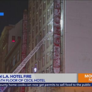 Fire at infamous Los Angeles hotel started by scooter: officials 