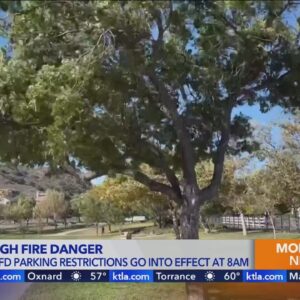 Gusty Santa Ana winds ignite red flag warnings, fire concerns