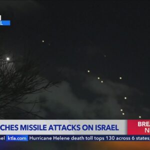 Iran launches missile attack on Israel