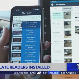 License plate reading cameras installed in parts of SoCal