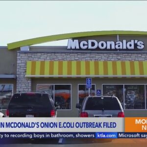 McDonald’s customer files first lawsuit over E. Coli outbreak