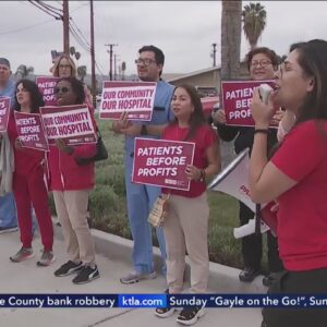 Nurses protest closure of maternity ward at Hemet hospital