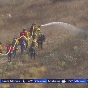 O.C. firefighters train in Anaheim Hills