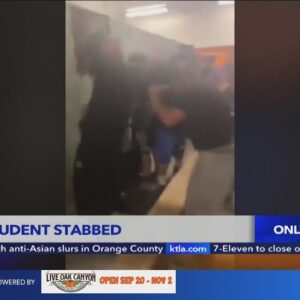 Student hospitalized after being stabbed at San Bernardino County middle school