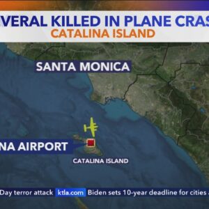 Plane crashes near Catalina Island Airport killing all 5 on board