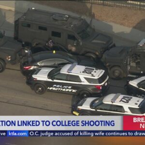 Roads closed after SWAT standoff with Santa Monica shooting suspect