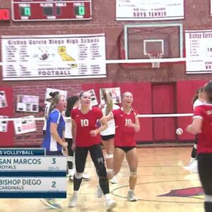 San Marcos wins 5-set thriller at Bishop Diego