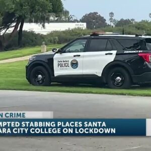 Santa Barbara City College locked down due to attempted stabbing