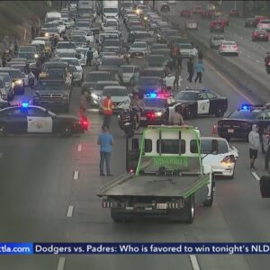 Police search for two suspects wanted in Los Angeles fatal road rage shooting