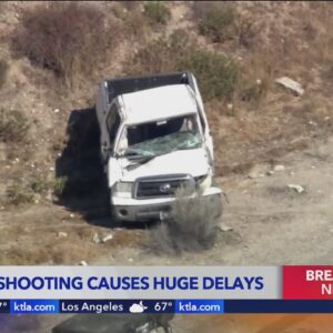 Shooting closes 15 Freeway through Cajon Pass, snarling traffic