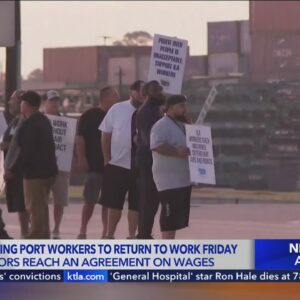 Source: Dockworkers’ union to suspend strike