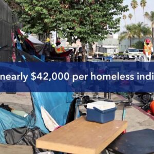 This is how much California spends on each homeless person