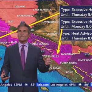 Thursday forecast: Excessive heat warnings, heat advisories still in place