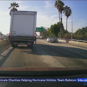 Video shows road rage suspect fatally shooting man on 5 Freeway in L.A.