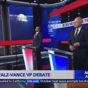 Walz-Vance square up in first VP debate