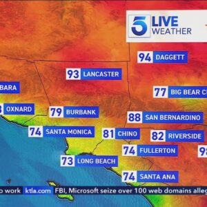 Warm weekend ahead for SoCal, but cooler temperatures a week away