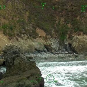 Woman rescued from Big Sur coastline