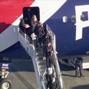 World Series Champion Dodgers arrive at LAX