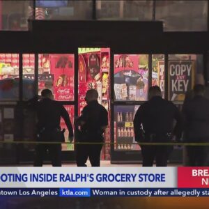 1 dead, 1 hospitalized after fight at L.A. grocery store escalates into shooting 