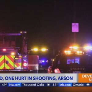 3 people shot dead before house set on fire in Los Angeles County